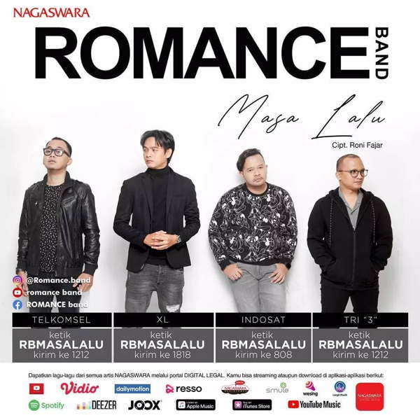 Romance Band Merilis Single Teranyar Bertitel Masa Lalu RBT Romance Band Masa Lalu