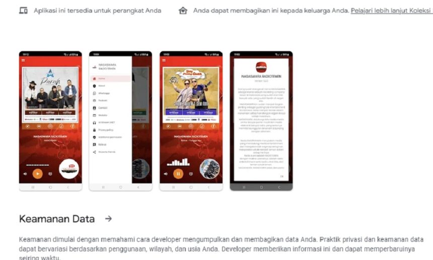 Apps NAGASWARA RADIOTEMEN Agustus 2023