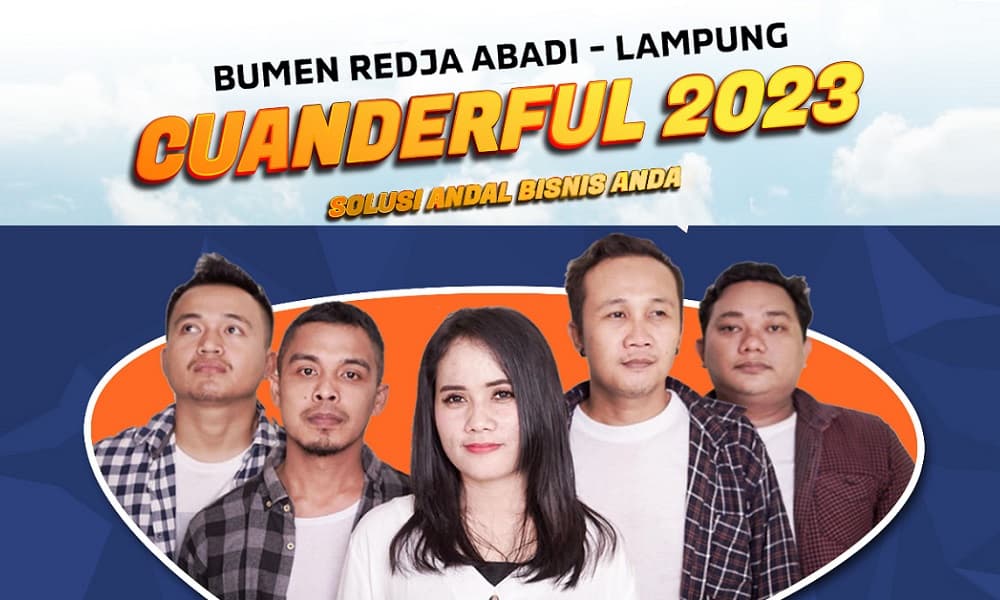 Sticker Band Perform di Cuanderful 2023 Lampung