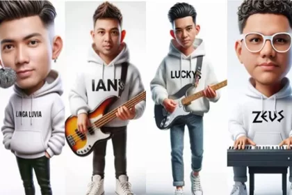 Pose Animasi Luvia Band Sesuai Tugasnya