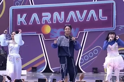 Duo Anggrek Hibur Warga Tasikmalaya di Karnaval SCTV